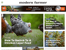 Tablet Screenshot of modernfarmer.com